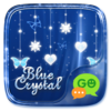 (FREE) GO SMS BLUE CRYSTAL THEME 3.3.1