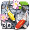 Приложение -  Оживленный койская рыба 3D-тема
