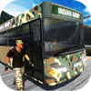 Игра -  Водитель автобуса индийской армии внедорожник