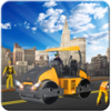 Игра -  Дорожный каток: город в тяжелый стоянка 3d