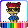Игра -  How To Color Lol Surprise Doll (New edition)