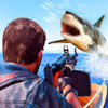 Игра -  Под вода Сердитый Акула снайпер Стрелок