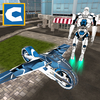 Игра -  Летающий робот Bike Simulator