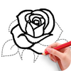 Приложение -  How To Draw Flowers