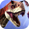 Игра -  T-Rex динозавр город охотник: ракета игра пусковой