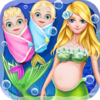 Игра -  Mermaid Newborn Twins Baby