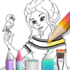 Игра -  Princess coloring book